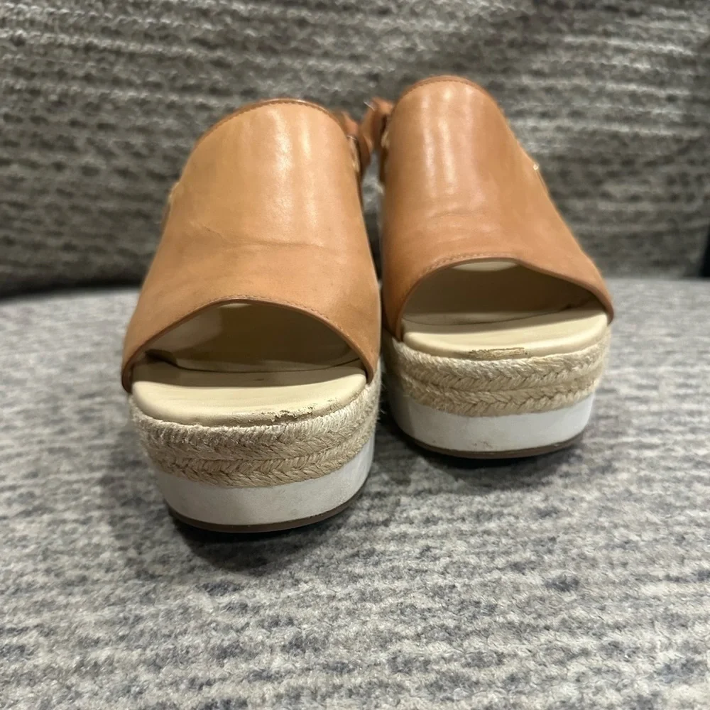 SOLE SOCIETY Ayelani Brown Espadrille Wedge